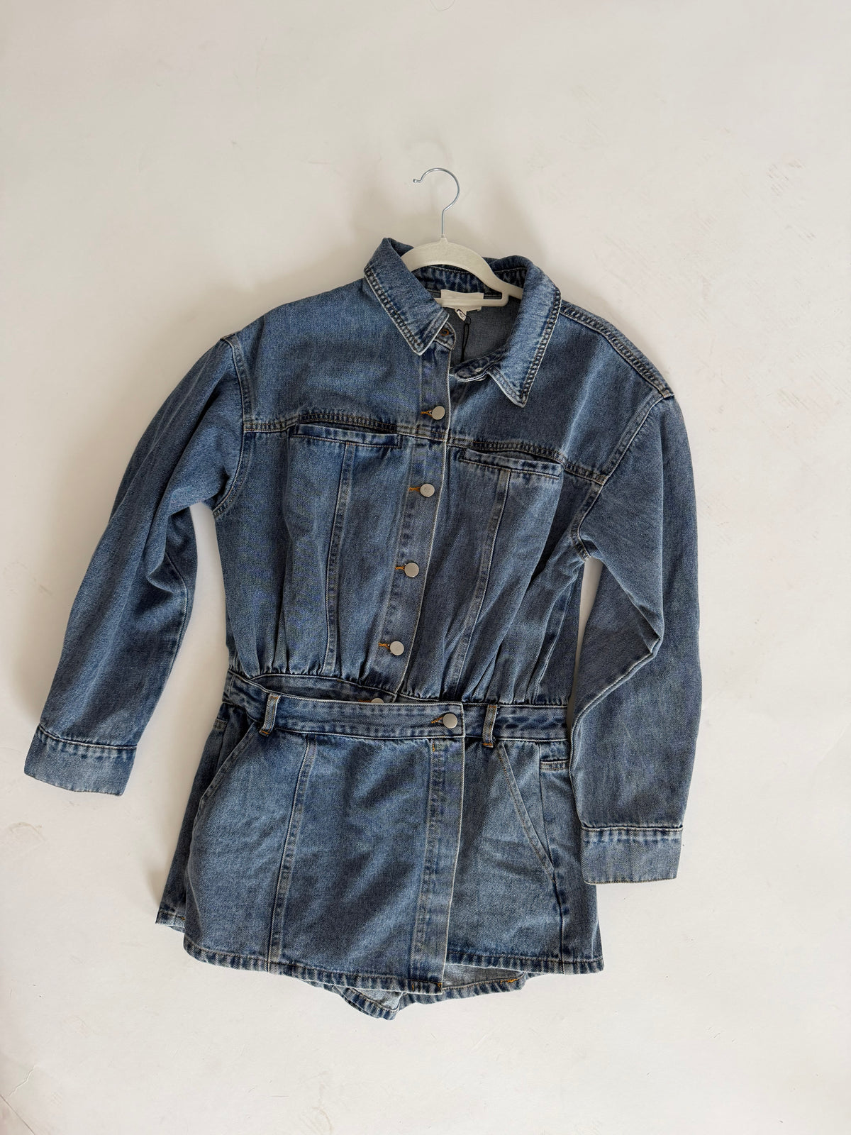 Judi Denim Romper